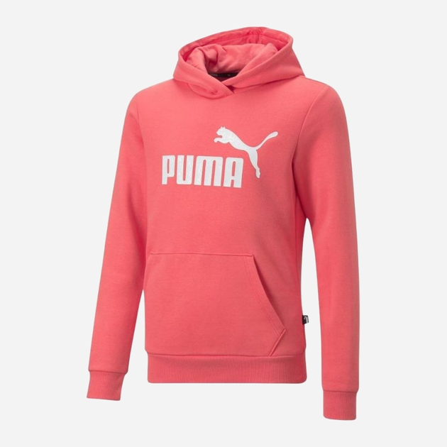 Bluza z kapturem dla dziewczynki Puma ESS Logo 58703158 110 cm Różowa (4064537703465) - obraz 1