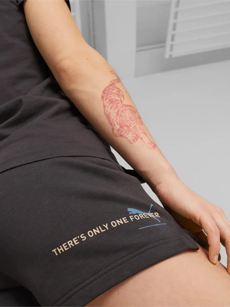 Spodenki sportowe damskie Puma ESS BETTER 67330075 S Ciemnoszare (4065453233883) - obraz 5