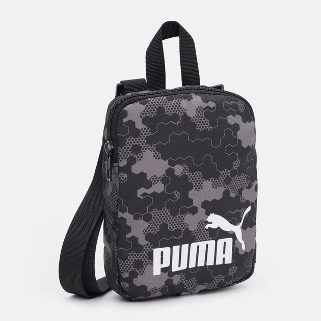 Сумка планшет чоловіча Puma Phase AOP Portable 07954410 Чорна (4065452955076) - зображення 3