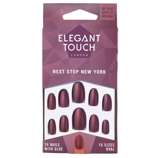 Zestaw sztucznych paznokci Elegant Touch Next Stop New York Nails (5011522114873) - obraz 1