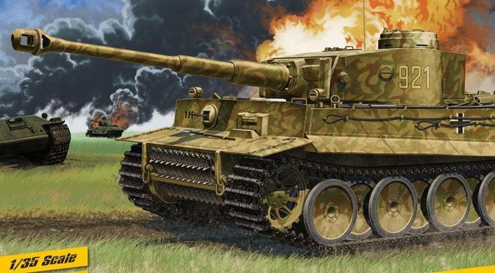 Model do sklejania Academy czołg Tiger Early Ver. Operation Citadel 1:35 (8809258925798) - obraz 1