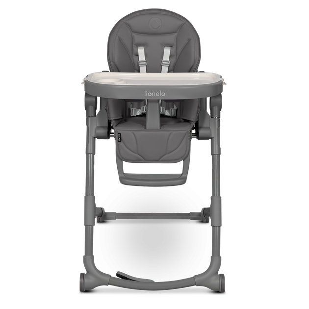 Стульчик для кормления Lionelo CORA PLUS GREY STONE - Фото 4 Стульчик для кормления Lionelo CORA PLUS GREY STONE - изображение 4