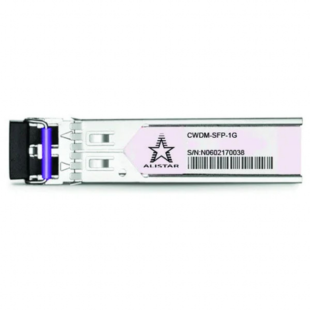 Модуль SFP Alistar Модуль SFP 1G 2SM CWDM LC 80KM TX1550nm DDM (SFP-1G-ZX-C-55) - изображение 2