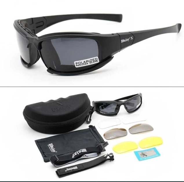 Тактичні захисні окуляри Daisy X7 зі змінними лінзами - зображення 1