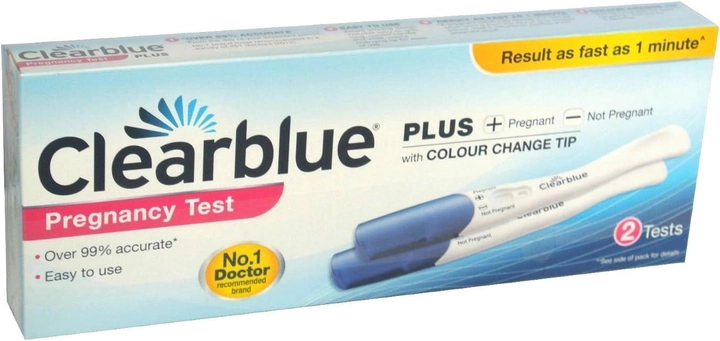 Тест на беременность Clearblue Аналоговый 2 шт (8470001780355) - изображение 1
