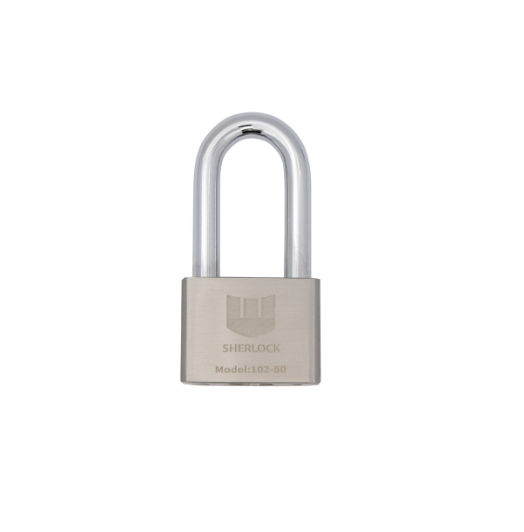 Навесной замок SHERLOCK 102-50, стандартный корпус, длинная дужка, 3 ключа (1шт) - изображение 3