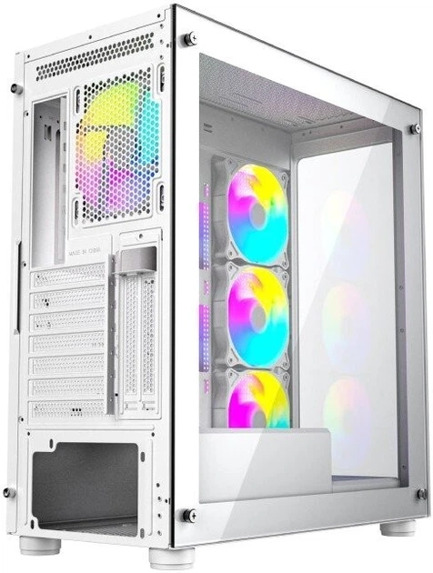 Obudowa Gembird X450MAX ARGB White (CCC-FC-X450MAX-W) - obraz 3