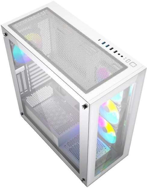 Obudowa Gembird X450MAX ARGB White (CCC-FC-X450MAX-W) - obraz 6