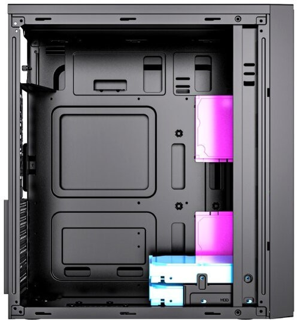 Корпус Gembird Fornax M100B Black (CCC-FC-M100B) - зображення 8