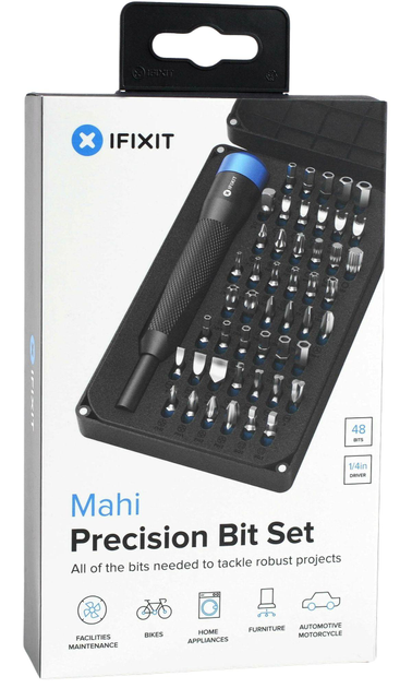 Набір інструментів iFixit Mahi Precision Bit Set 49 предметів (EU145391-1) - зображення 1
