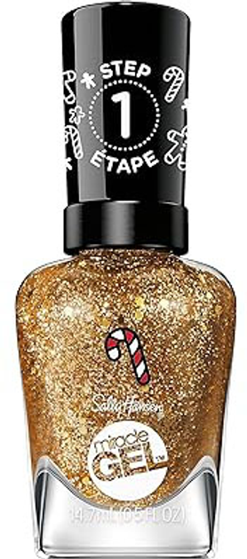 Lakier do paznokci Sally Hansen Miracle Gel 914 Less bitter More Glitter 12 ml (3616304545153) - obraz 1