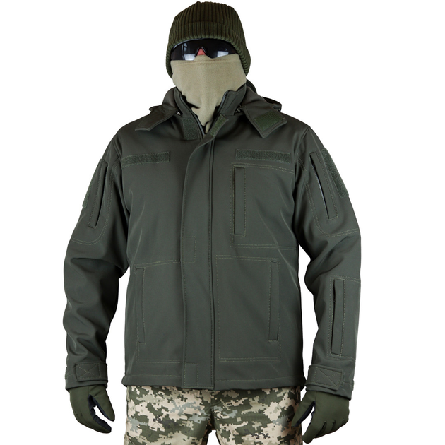 Куртка демісезонна тактична Caprice Soft shell 58р Олива - изображение 1