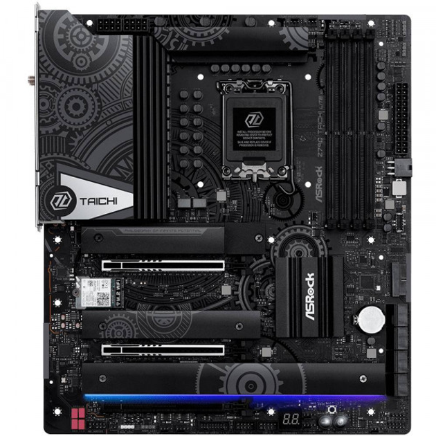 Материнська плата AsRock Z790 TAICHI LITE 1700/Z790 4хDDR5 3хPCIex16 HDMI/2TB4 8xSATA 5xM.2 ATX - зображення 1