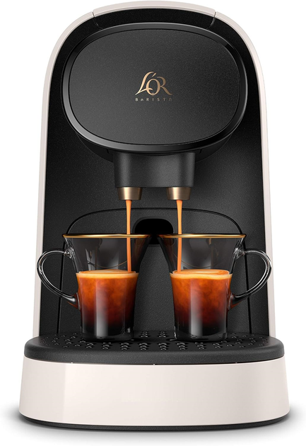 Капсульна Кавоварка Nespresso L'OR BARISTA ORIGINAL Satin Blanc + дегустаційний набір L'OR 9 капсул - изображение 3