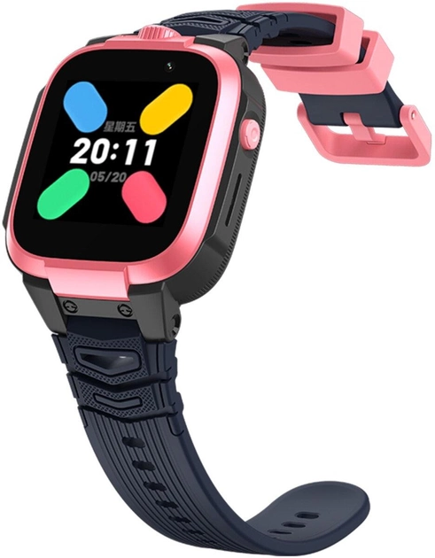 Smartwatch dla dzieci Mibro Kids Z3 4G LTE Black-Pink (MIBAC_Z3/PK) - obraz 2