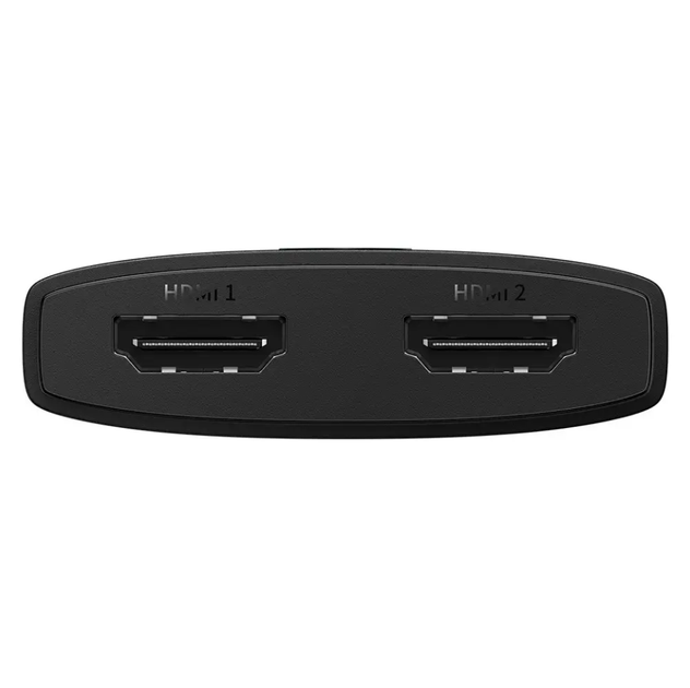 HDMI сплиттер коммутатор на 2 порта Baseus AirJoy Series 2-in-1 HDMI Switch 4K 60 Гц - изображение 3