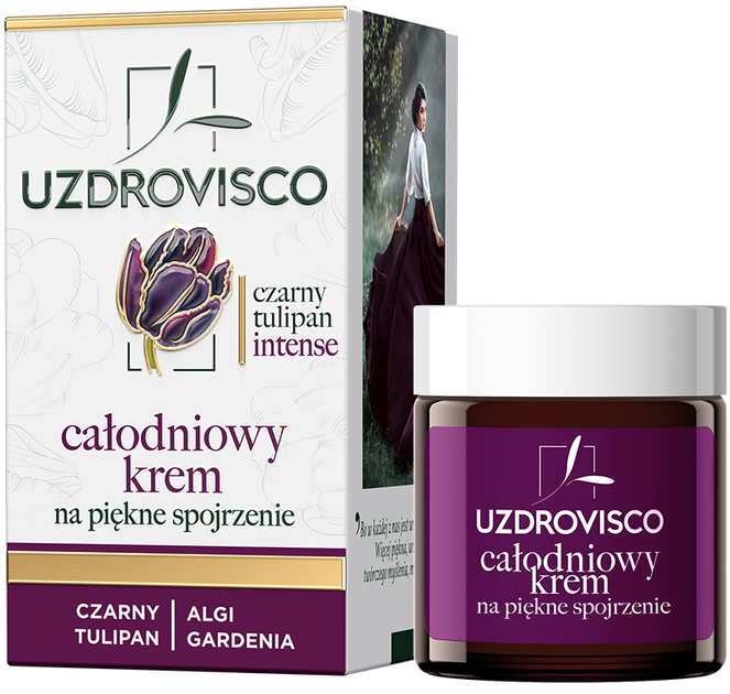 Крем для прекрасного образу Uzdrovisco Black Tulip Intense All Day Cream 25 мл (5904917481431) - зображення 1