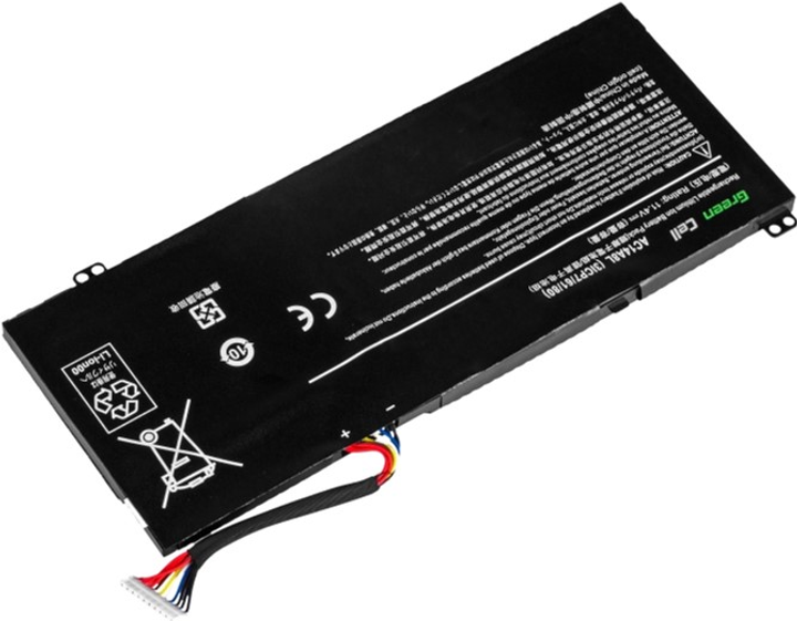 Акумулятор Green Cell для ноутбуків Acer Aspire Nitro V15 11.4V 3800 mAh (AC54) - зображення 4