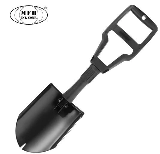Складна саперна лопата 15,5 см x 24 см - 60 см Чорний (Alop) 60468605 - зображення 2