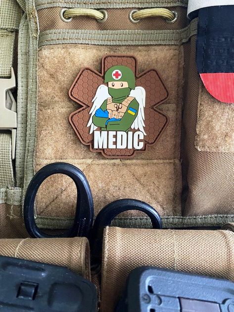 Патч \ шеврон "Medic" полевой - изображение 2