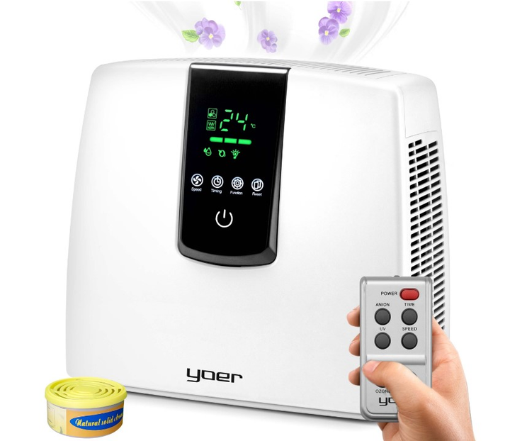 Очиститель воздуха с УФ-лампой 10в1 Yoer Pure Spot AP02W 9 уровней фильтрации воздуха + ароматерапия - изображение 1