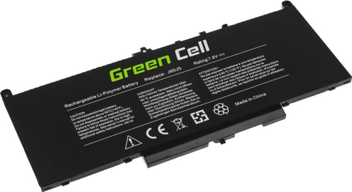 Акумулятор Green Cell для ноутбуків Dell J60J5 7.6V 5800mAh (DE135) - зображення 2