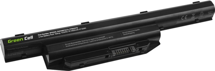 Bateria Green Cell do notebooków Fujitsu LifeBook A514 11,1V 4400 mAh (FS31) - obraz 2
