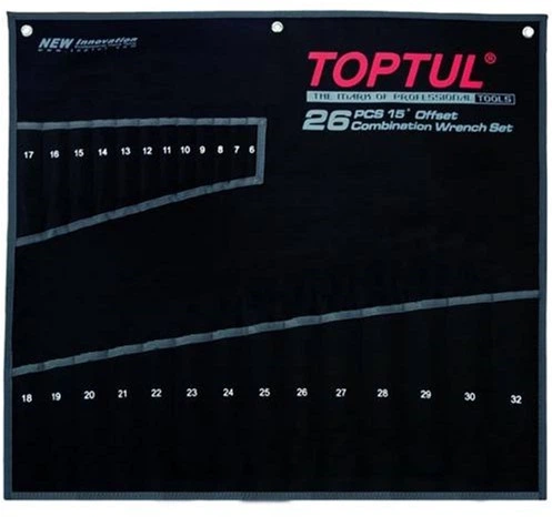 Чехол Toptul для гаечных ключей на 26 ед. для набора GPAA2602 / GPAX2601 (PA26063201) - Фото 1 Чехол Toptul для гаечных ключей на 26 ед. для набора GPAA2602 / GPAX2601 (PA26063201) - изображение 1