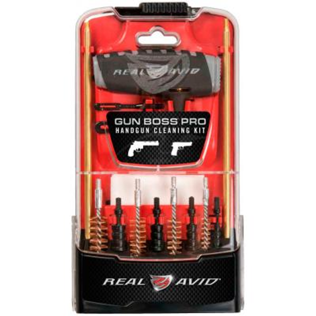 Набір для чищення зброї Real Avid Gun Boss Pro Handgun Cleaning Kit (AVGBPRO-P) - зображення 1