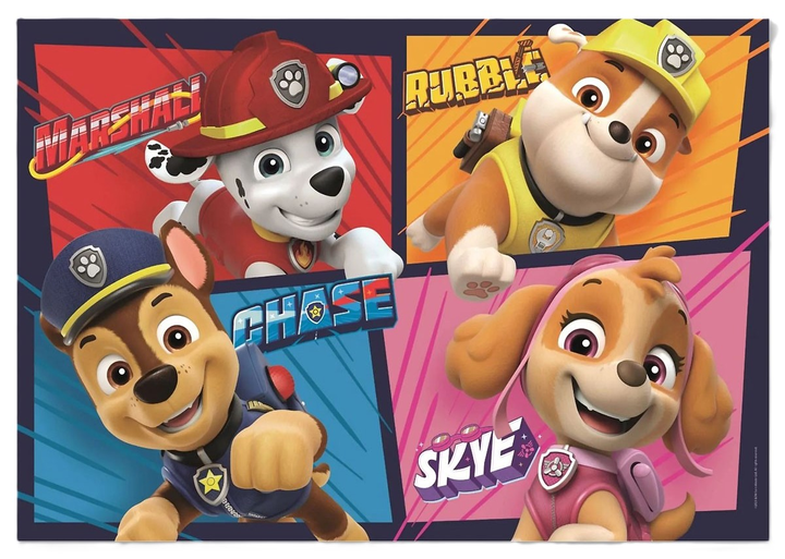 Puzzle Clementoni Super Kolor Paw Patrol 24 elementy (8005125242382) - obraz 2