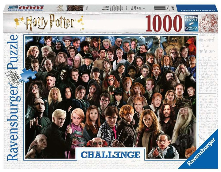Пазл Ravensburger Challange Harry Potter 1000 елементів (4005556149889) - зображення 1