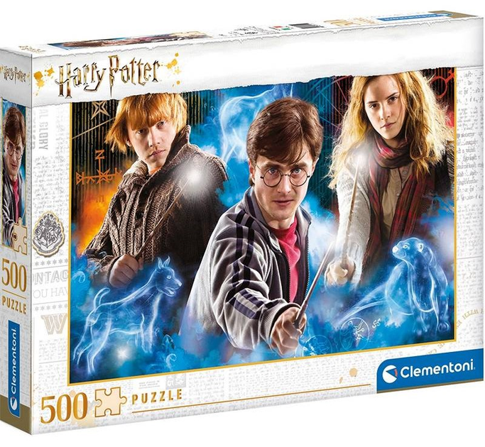 Puzzle Clementoni Harry Potter 500 elementów (8005125350827) - obraz 1