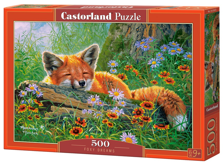Puzzle Castorland Lis spiący 500 elementów (5904438053872) - obraz 1