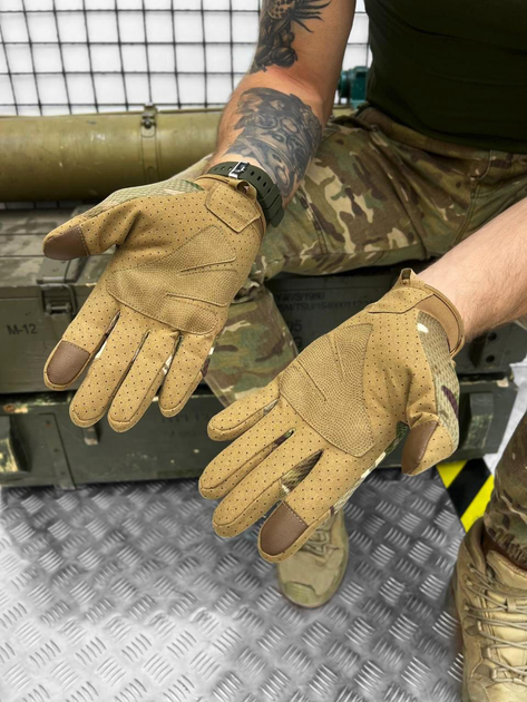 Тактичні рукавички Elite Tactical Gloves Multicam L - изображение 2