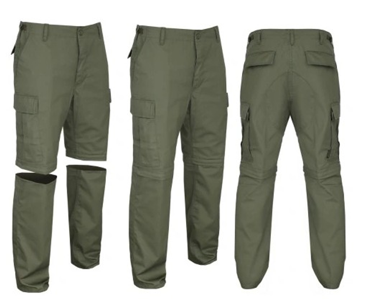 Трекинговые брюки штаны BDU 2в1 Олива XL (Alop) 60466653 - изображение 1