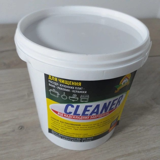Паста для чищення Cleaner універсальна паста 500 г для кухні, ванної, кахлю, видалення складних забруднень - зображення 5