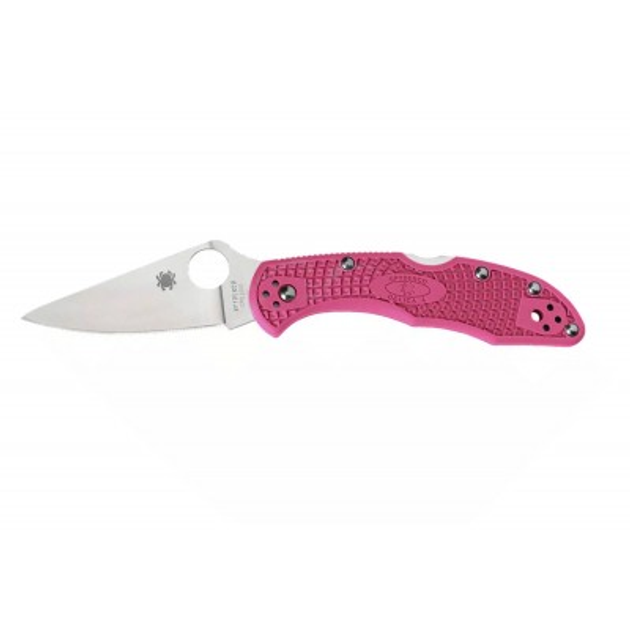 Ніж Spyderco Delica 4 Flat Ground Pink (C11FPPNS30V) - изображение 1