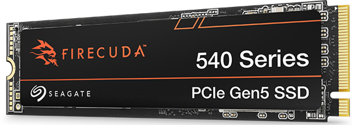 SSD диск Seagate FireCuda 540 2ТБ M.2 2280 NVMe 2.0 PCIe 5.0 3D TLC (ZP2000GM3A004) - зображення 1