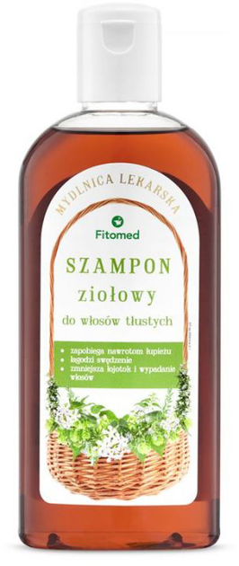 Szampon do włosów przetłuszczających się Fitomed Ziołowy 250 ml (5907504400921) - obraz 1