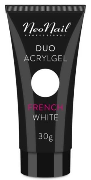 Акриловий гель для нігтів NeoNail Duo Acrylgel French White 30 г (5903274037190) - зображення 1