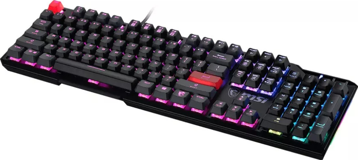 Клавіатура дротова MSI Vigor GK41 Dusk LR US Kailh Red (S11-04USB01-CLA) - зображення 2