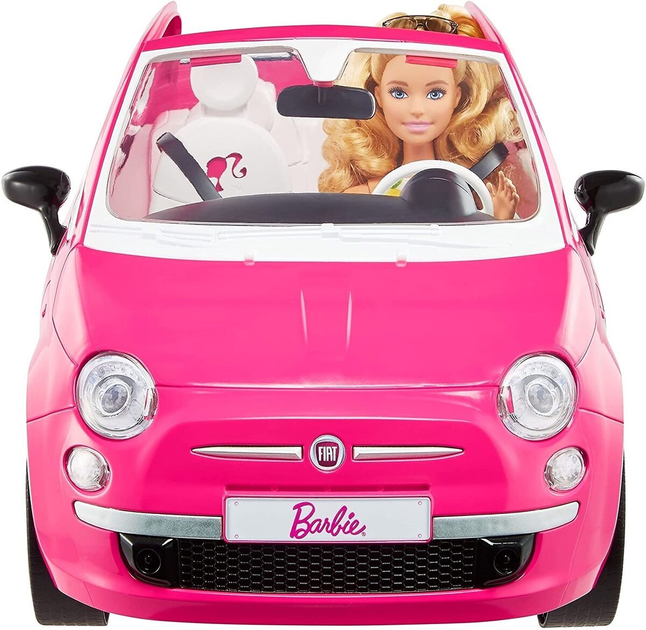 Ігровий набір Mattel Barbie Fiat 500 Лялька та автомобіль (887961961157) - зображення 1