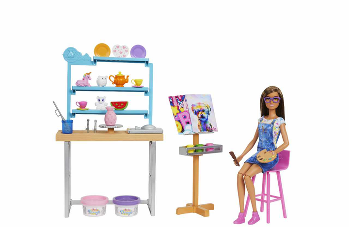 Zestaw do zabawy Mattel Barbie Relax and Create Art Studio (194735014811) - obraz 1