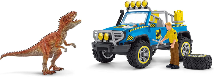 Zestaw do zabawy Schleich Dinosaurs Suv z placówka Dino (4059433266442) - obraz 6