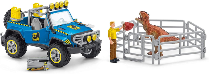 Zestaw do zabawy Schleich Dinosaurs Suv z placówka Dino (4059433266442) - obraz 8