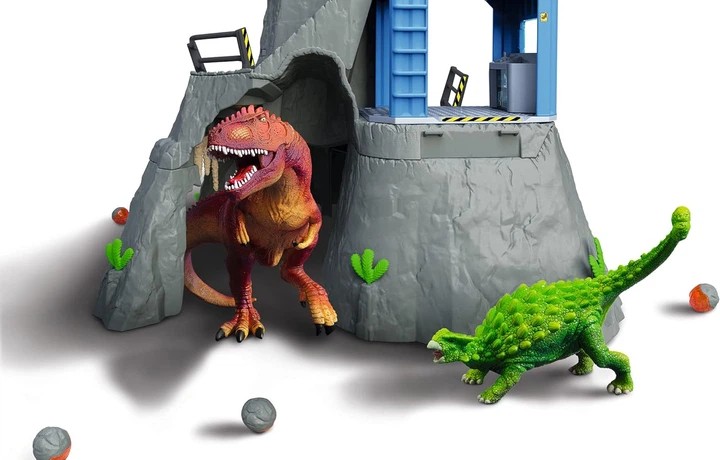 Ігровий набір Schleich Dinosaurs Велика експедиція на вулкан (4059433449319) - зображення 3