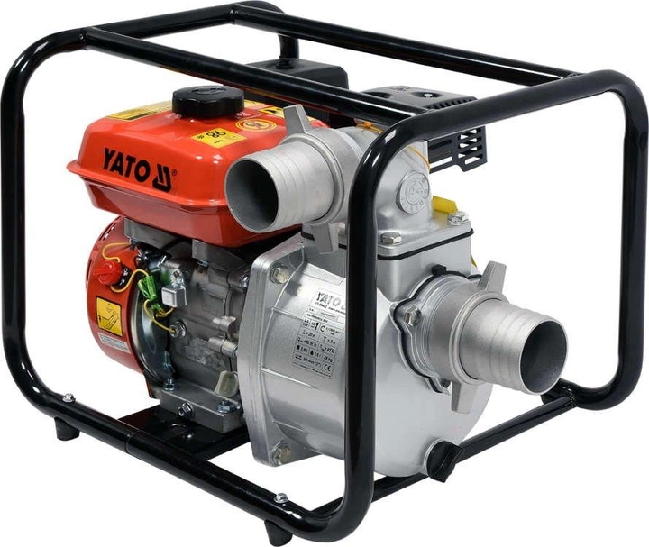 Мотопомпа бензинова YATO 3" 80 мм, 60 м³/год, 4 кВт (YT-85402) - зображення 2