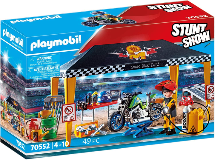 Zestaw do zabawy Playmobil Stunt Show Service Tent (4008789705525) - obraz 2