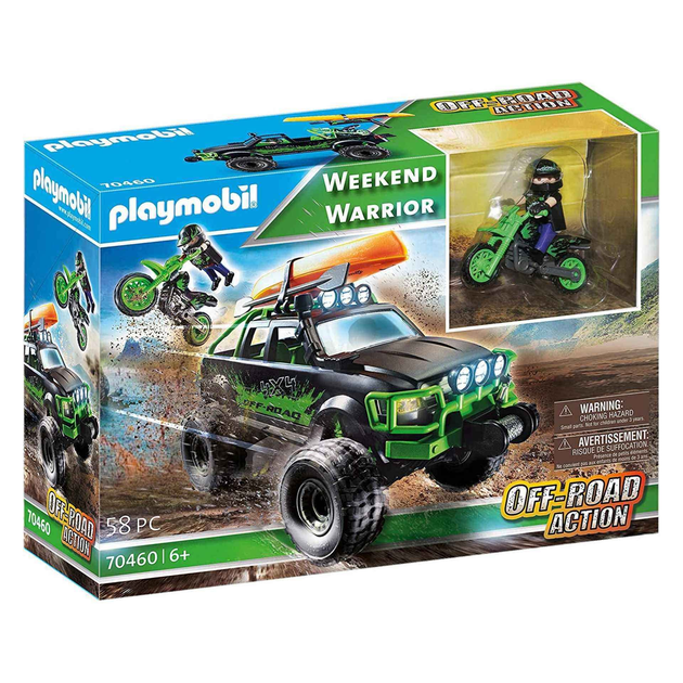 Ігровий набір Playmobil Off-Road Action Weekend Warrior Building Set (4008789704603) - зображення 1