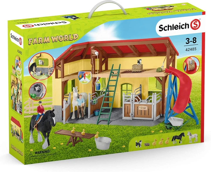 Ігровий набір Schleich Farm World Horse Stable (4055744029912) - зображення 3